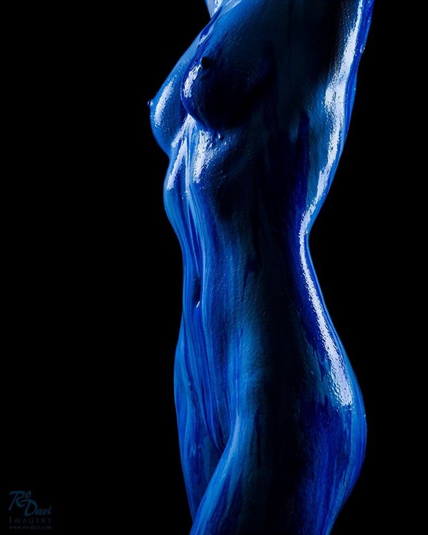 Seeing Blue Artistic Nude Photo by Model Sabryna Syndrome