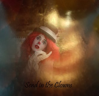 Send in the Clowns Expressive Portrait Artwork by Photographer Howie