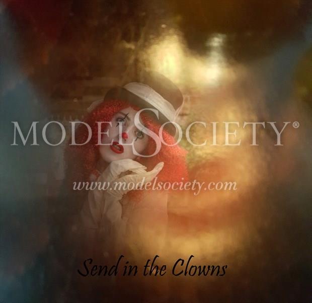 Send in the Clowns Expressive Portrait Artwork by Photographer Howie