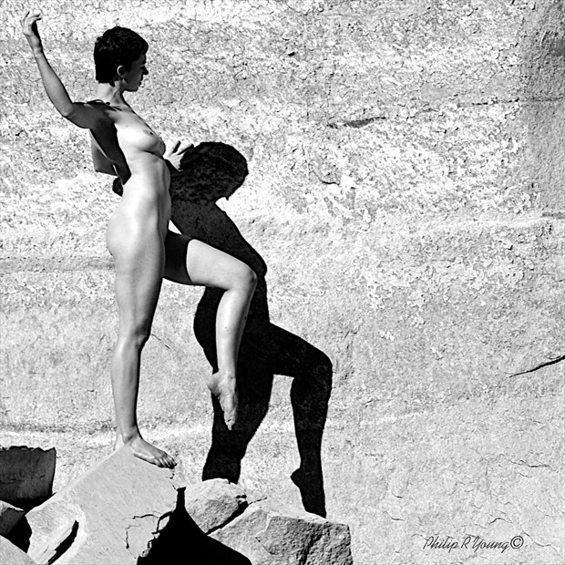 Shadow Dancing Artistic Nude Photo by Photographer Philip Young