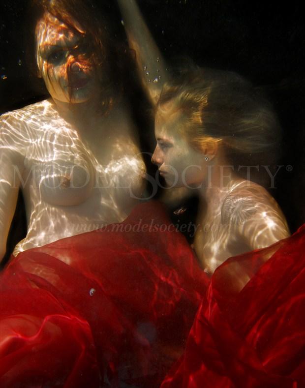 Sharing the Fluidity Artistic Nude Photo by Photographer R. Scott Anderson