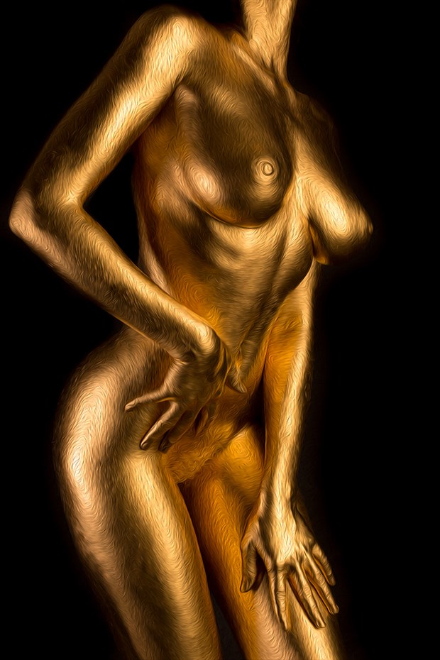 Shasta Gold III Artistic Nude Artwork by Photographer Dan West