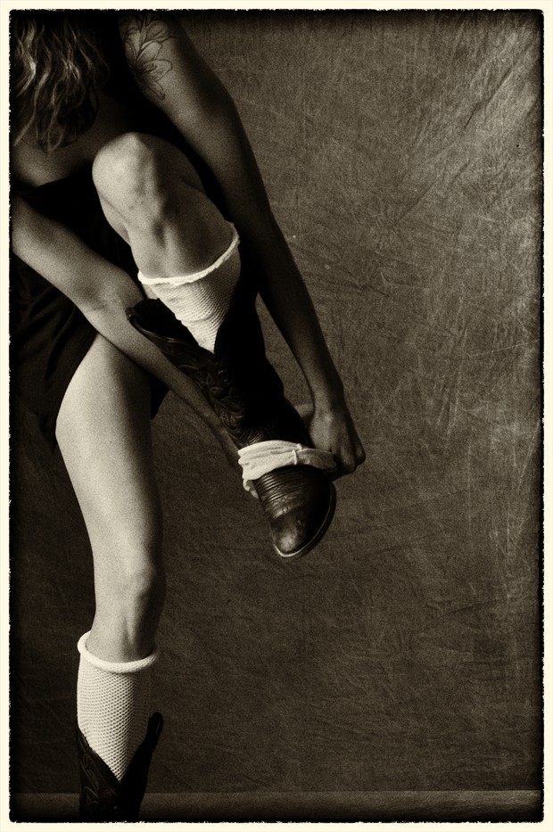 She removes her panties Erotic Photo by Photographer John Running Studio