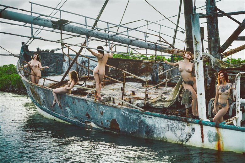 Shipwrecked Artistic Nude Photo by Model Shaun Tia