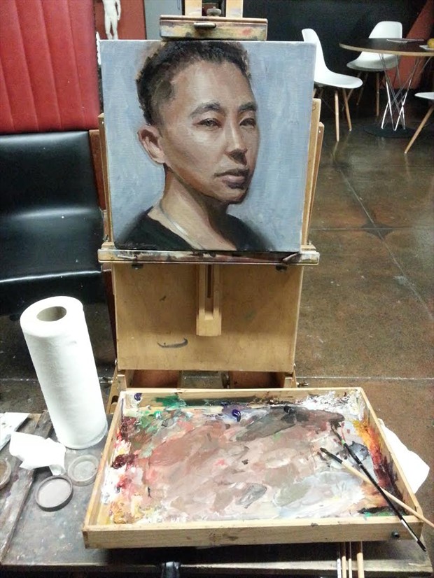 Shun Xie Self Portrait Artwork by Artist ShunXie
