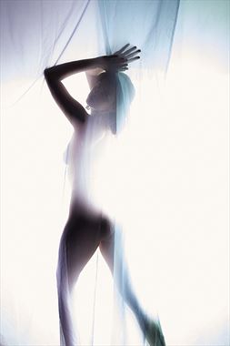Silhouette Implied Nude Photo by Model Helen Troy