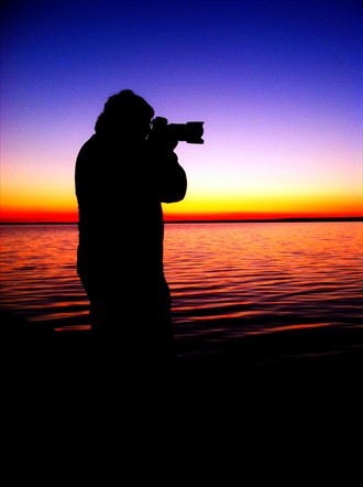 Silhouette Self Portrait Photo by Photographer Tim Hester