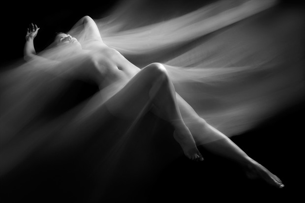 Silk Motion Artistic Nude Photo by Model Diana