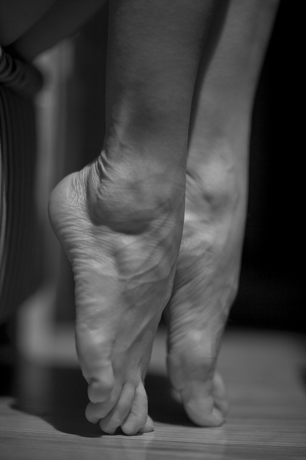 Silver Feet Figure Study Photo by Photographer Peter Le Grand