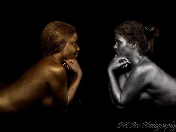 Silver and Gold Body Painting Photo by Photographer DK Pro Photo