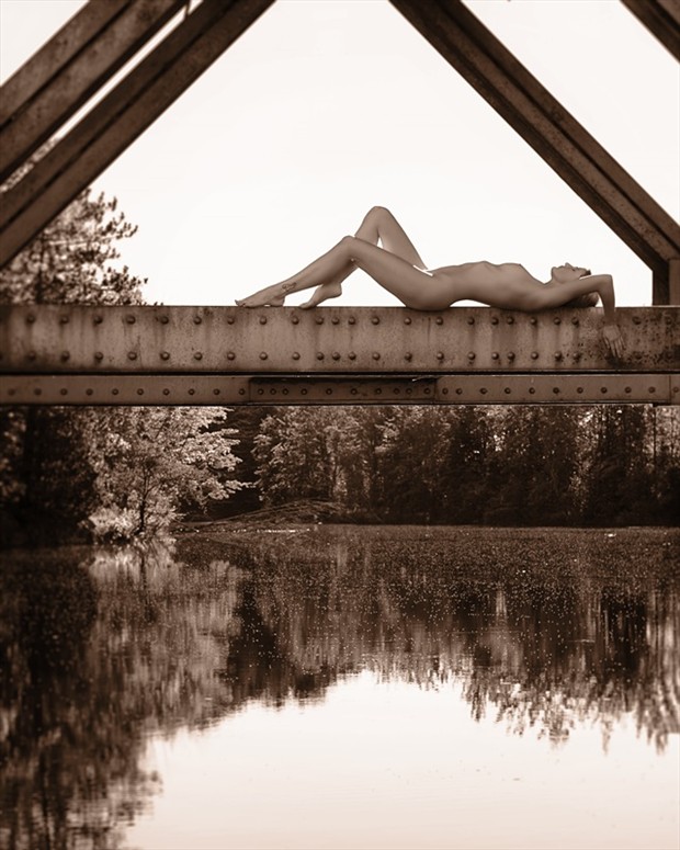 Skyline Artistic Nude Photo by Model Mila