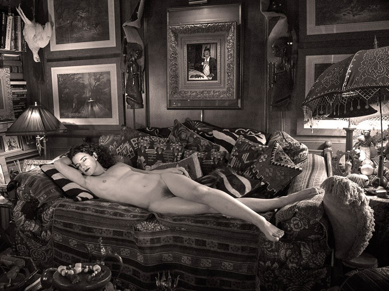 Sleeping Odalisque Artistic Nude Photo by Photographer Miguel Soler Roig