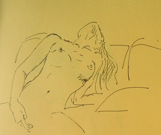 Sleeping beauty Artistic Nude Artwork by Artist sure