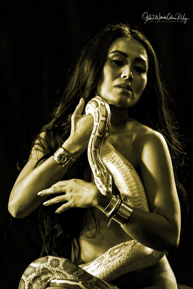 Snake in my arms Artistic Nude Photo by Photographer Studio21networks