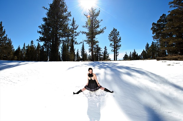 Snow Queen Nature Photo by Model Zelda