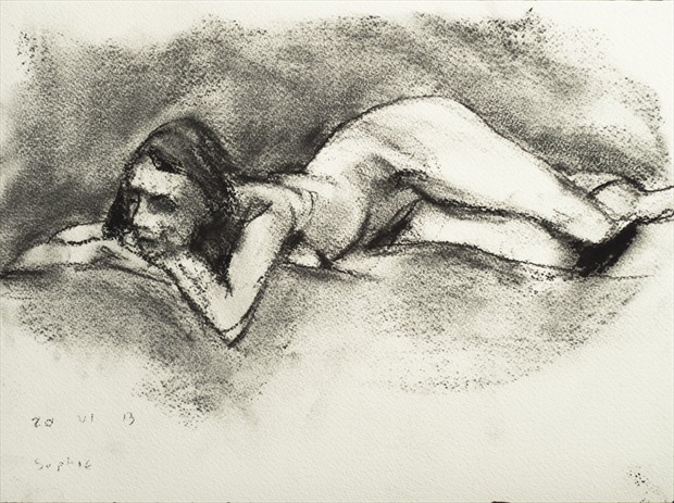 Sophie Prowling Artistic Nude Artwork by Artist Ciaran Taylor