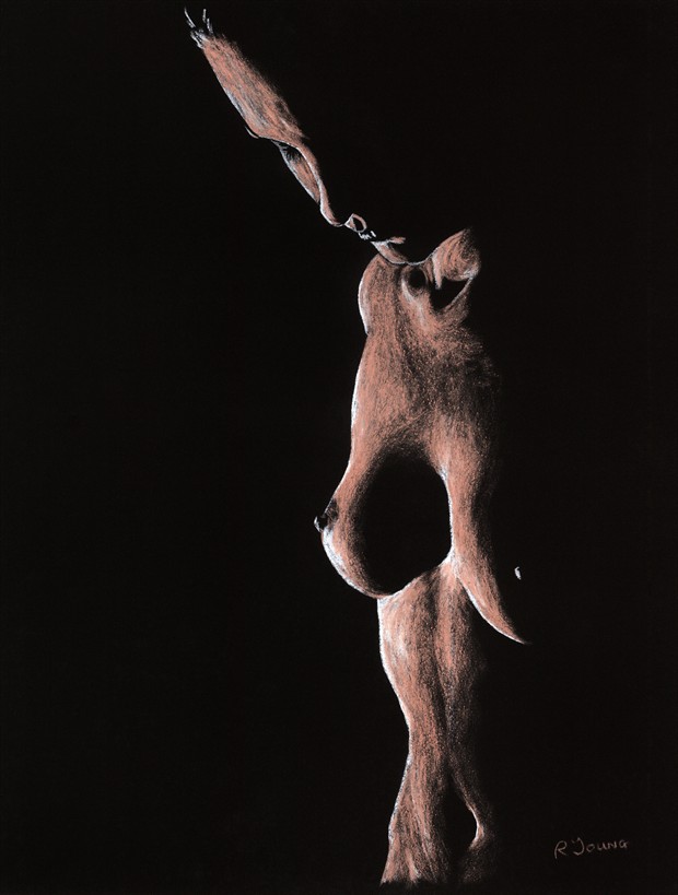 Sorrow Artistic Nude Artwork by Artist Richard Young