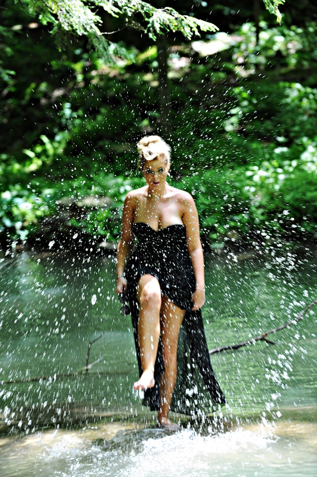 Splish splash Nature Photo by Model Jessica Ann