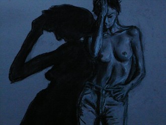 Spotlight Artistic Nude Artwork by Artist Mattman