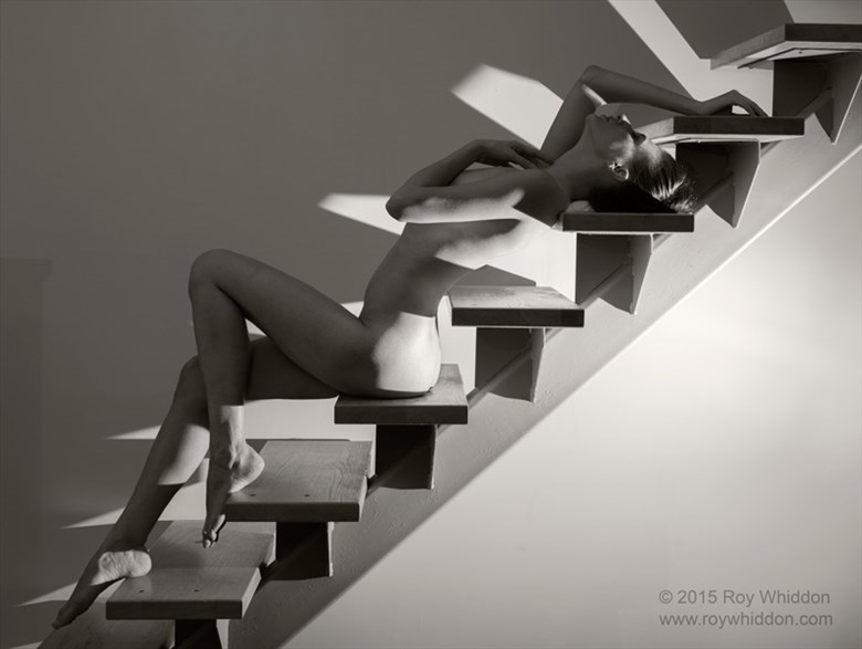 Stairburst I Artistic Nude Photo by Photographer Roy Whiddon