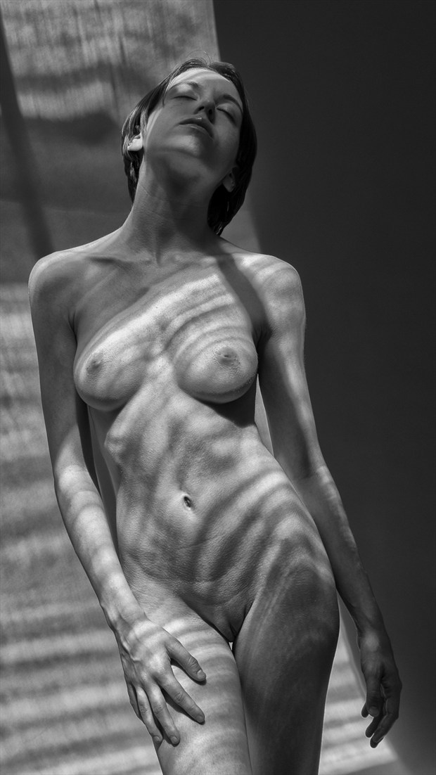 Standing   Mono Artistic Nude Photo by Photographer rick jolson
