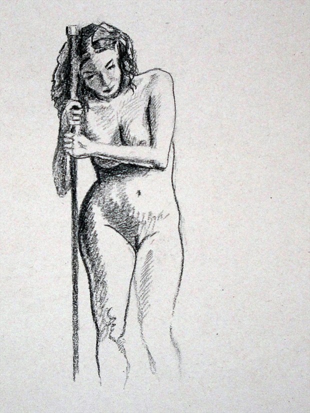 Standing nude Artistic Nude Artwork by Artist TEL