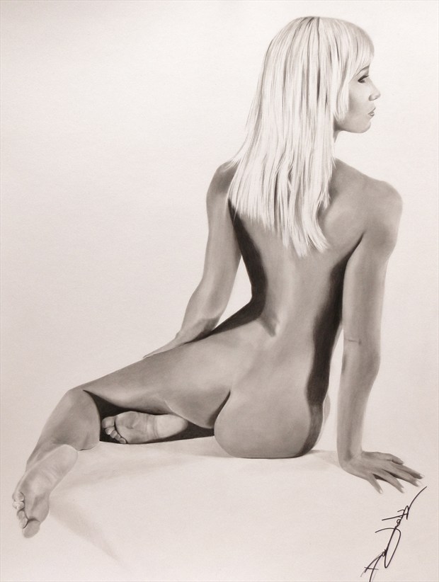 Stephanie Artistic Nude Artwork by Artist DML ART