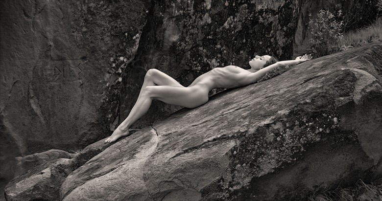 Stone Nymph Artistic Nude Photo by Model Mauvais