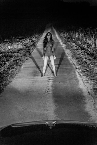 Stop! Artistic Nude Photo by Model Eva Lunia