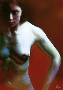 Strong Artistic Nude Artwork by Artist Van Evan Fuller
