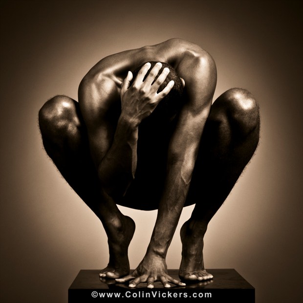 Strong Pain Artistic Nude Artwork by Photographer Dr Colin Vickers