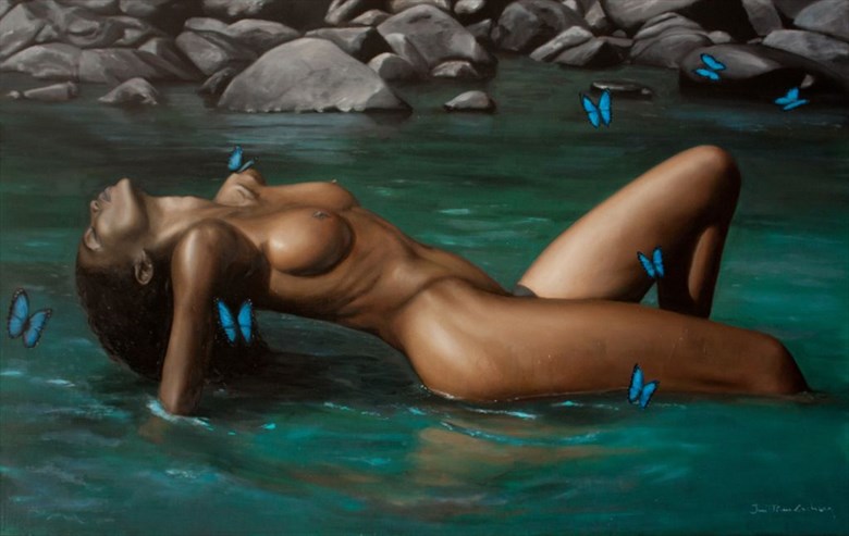 Summer Artistic Nude Artwork by Artist jpleclercq