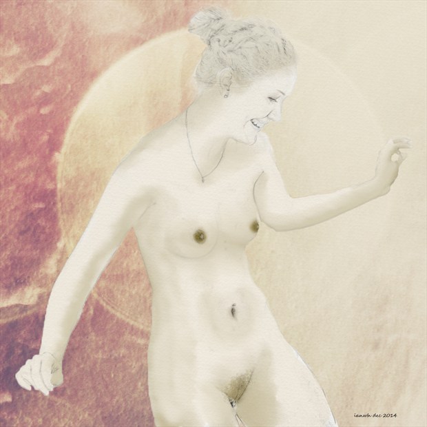 Summer in the sun Artistic Nude Artwork by Artist ianwh