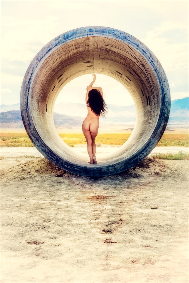 Sun Tunnels %232 Artistic Nude Photo by Photographer Under Black Light