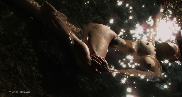 Sunbeams Artistic Nude Photo by Photographer Howard Nowlan