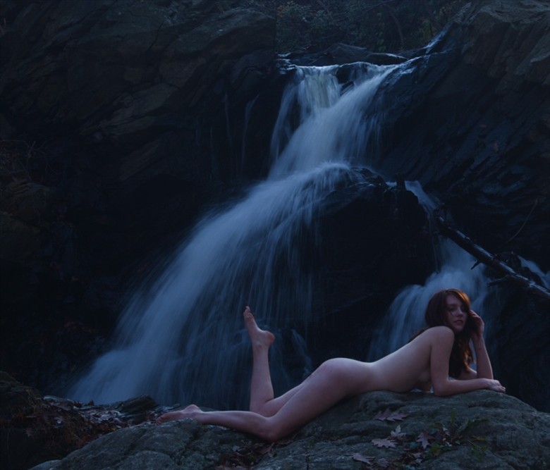 Sunset at the Waterfall Artistic Nude Photo by Photographer afplcc
