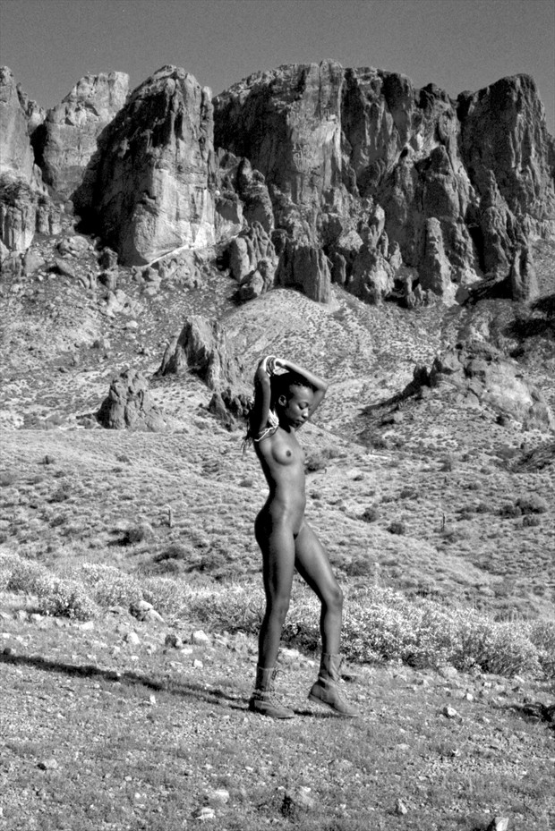 Superstition Mountains, Az Artistic Nude Photo by Photographer Jason Tag
