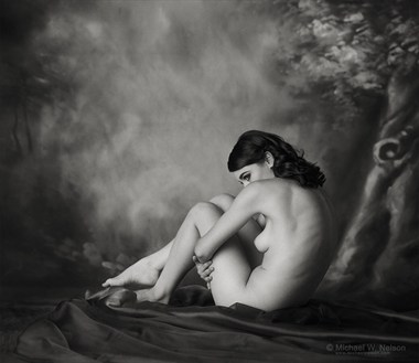 Suspended in A Moment Artistic Nude Photo by Model B Bumblebee