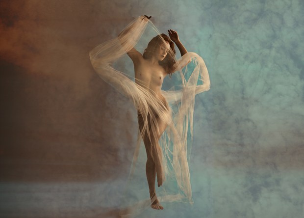 Swirling Artistic Nude Photo by Photographer Ray Kirby