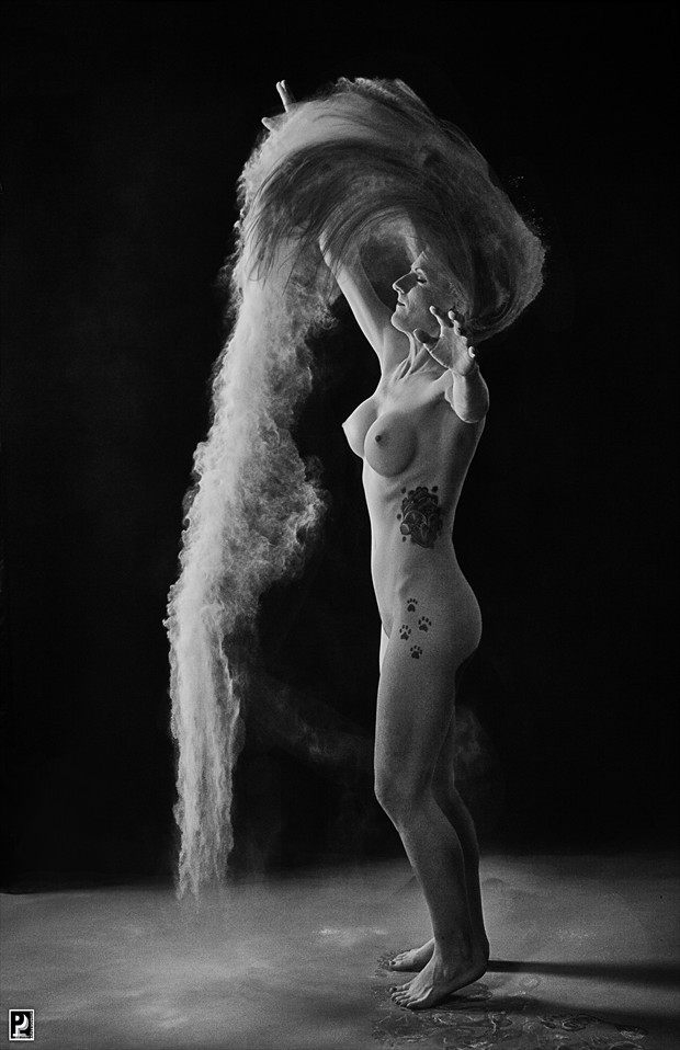 Swoosh!! Artistic Nude Artwork by Photographer Thom Peters Photog