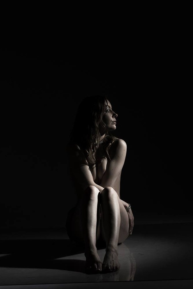 Symmetry  Artistic Nude Photo by Model Aurora Violet