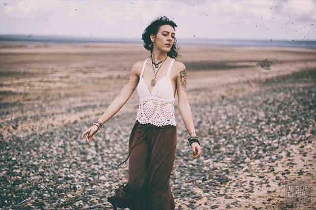 Talacre Beach Tattoos Photo by Photographer Maggie Mearns