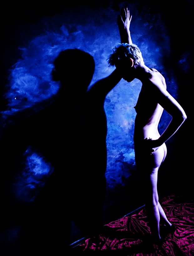 Tall Silhouette Artistic Nude Artwork by Photographer John Dongara