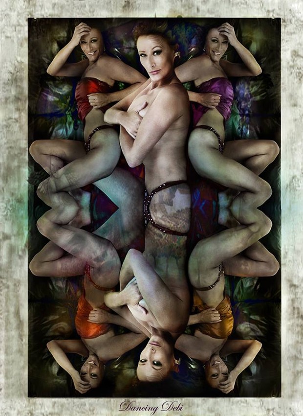 Tarot tease Artistic Nude Artwork by Model Dancing Debi