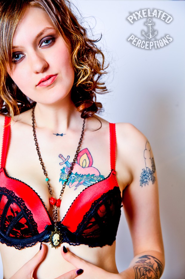 Tattoos Lingerie Photo by Model Mary Geraldine