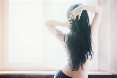 Tattoos Lingerie Photo by Model Rose Blackthorn