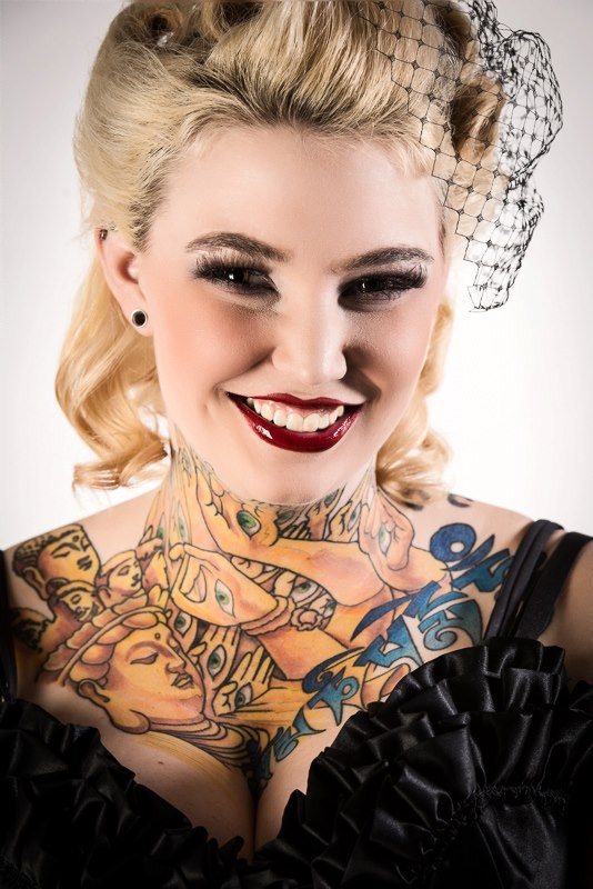 Tattoos Pinup Photo by Model Riskay Business