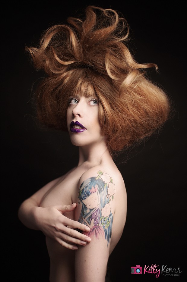 Tattoos Surreal Photo by Model Laura Flora