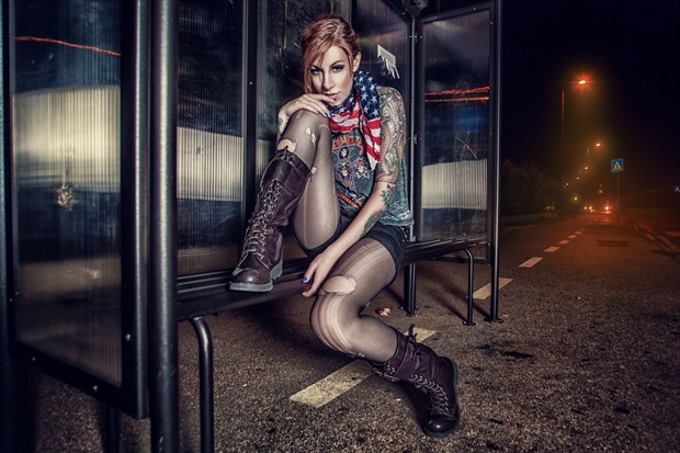 The Bus Stop Tattoos Photo by Photographer Paolo Montalbano