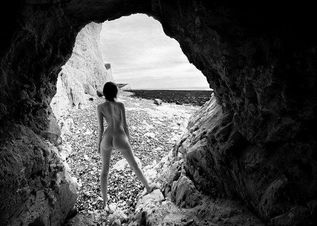The Cave in the White Cliffs Artistic Nude Photo by Photographer RayRapkerg